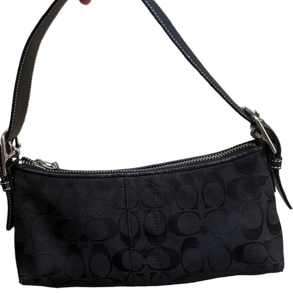 AUTHENTIC COACH SIGNATURE C CHARTEUSE EAST WEST DEMI SHOULDER BAG PURSE 6371